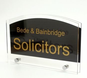 View the beautiful Santini house sign with it