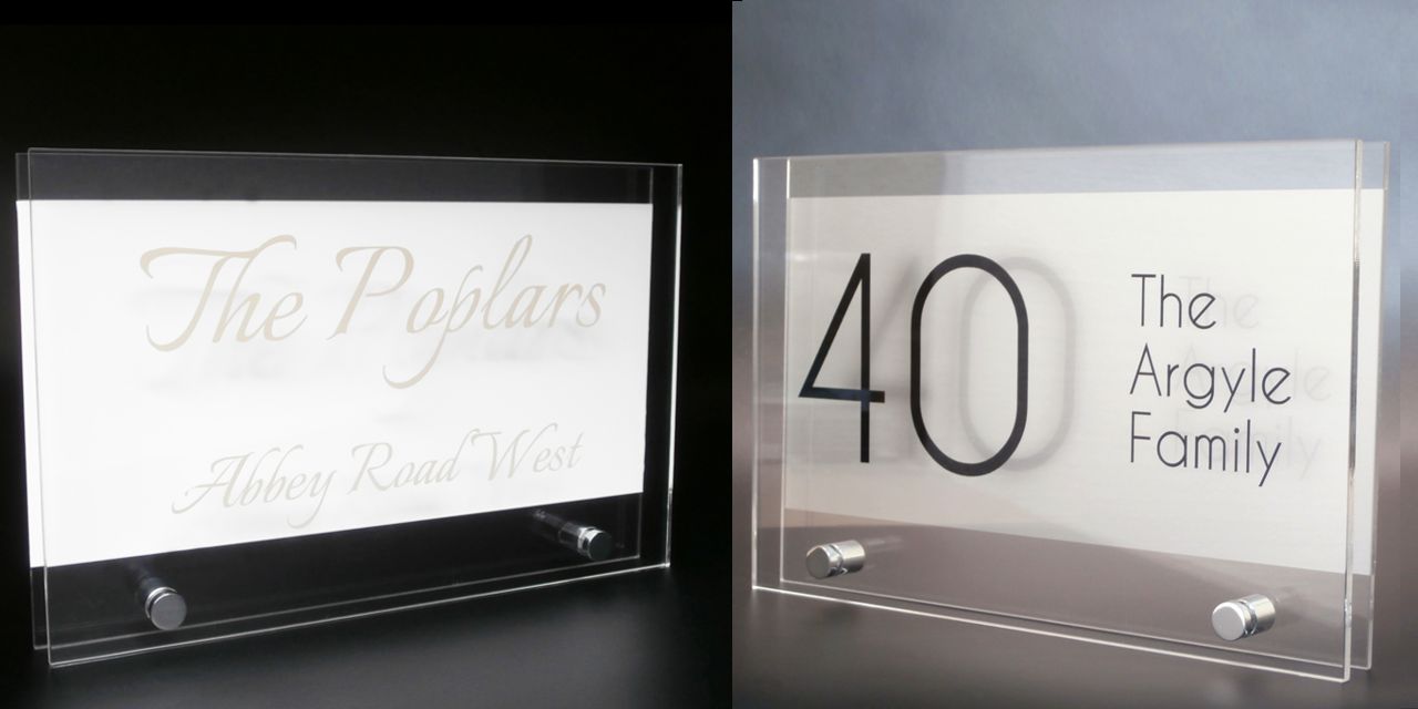 Santini: Stylish and Customisable Address Plaques