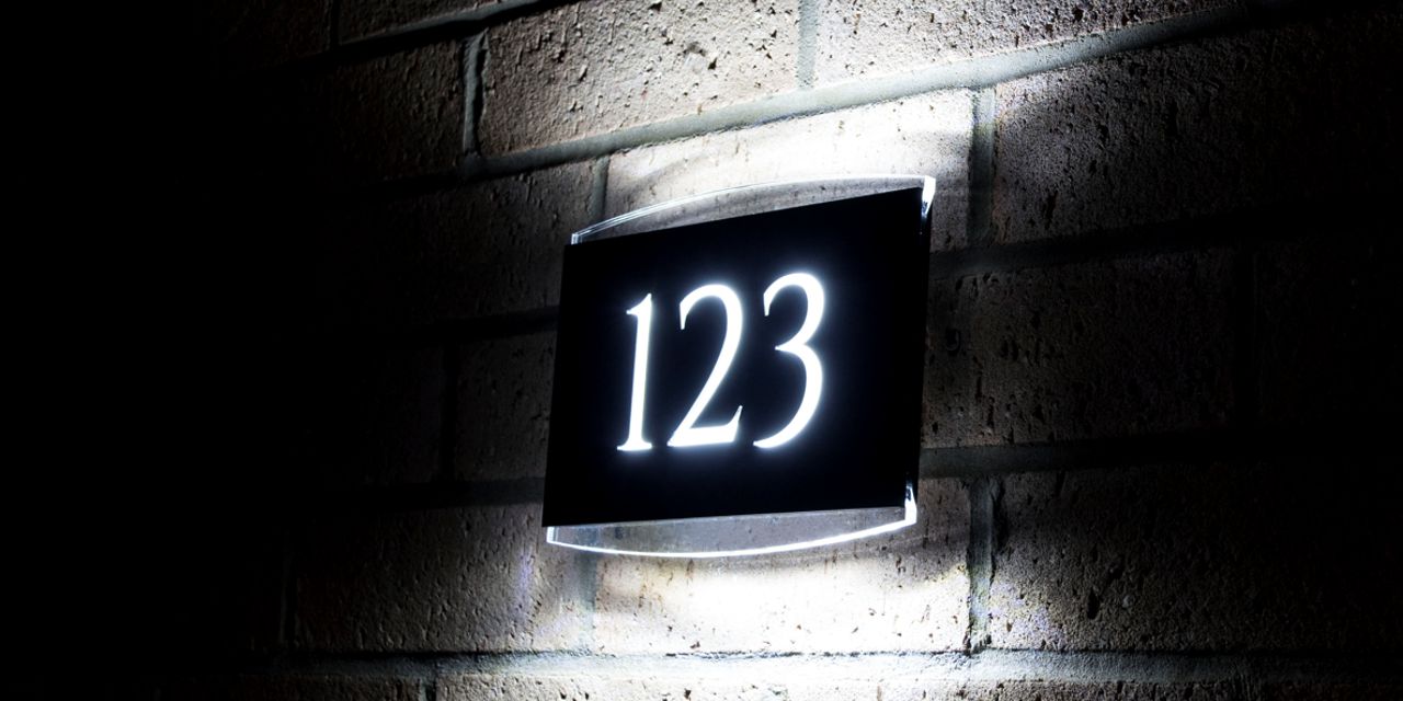 Horizon LED House Sign