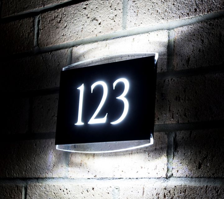Horizon LED House Sign