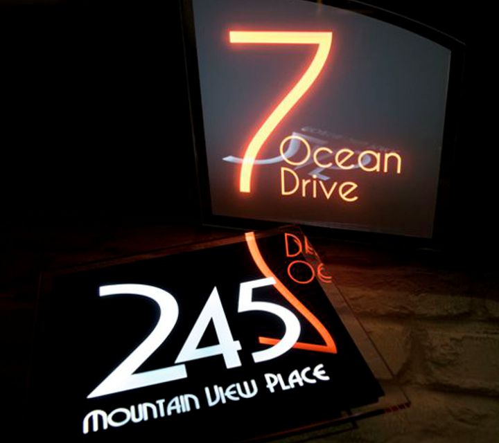 Sirius 215mm x 215mm LED House Sign